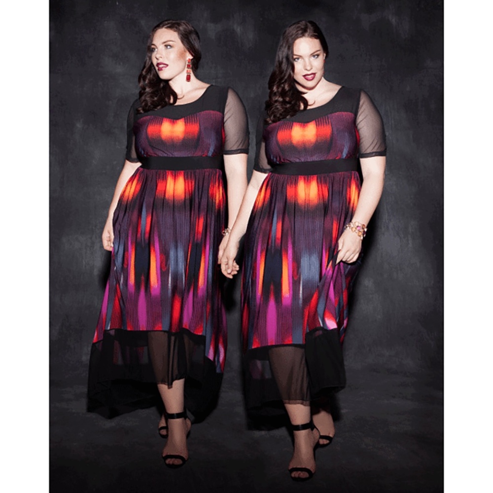 IGIGI Patricia Colourful Flowy Maxi Dress